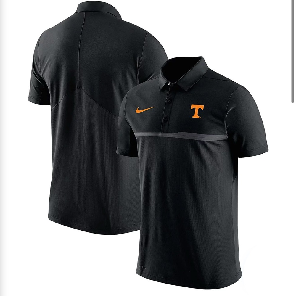 Men's Nike Black TENNESSEE Coaches Performance Polo